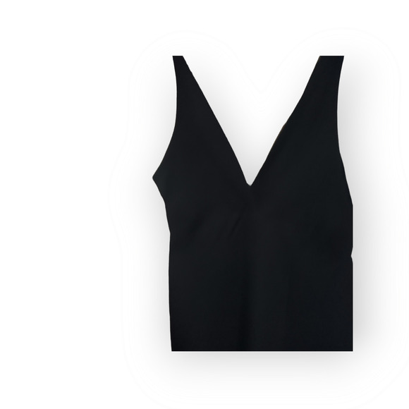 Nasty Gal Black V neck dress size 10 - Picture 3 of 3